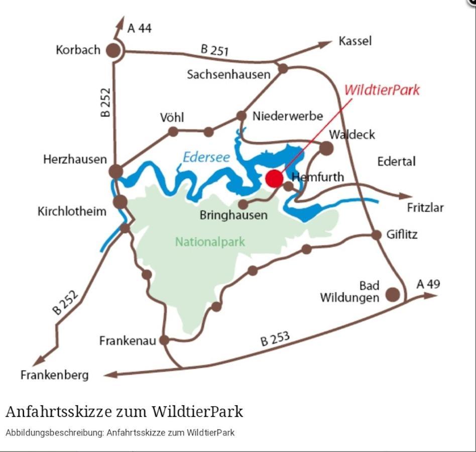 Fewo Mehrwald Korbach Exteriör bild